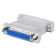 DB25 25 Pin Parallel Port Male to Female Null Modem Adapter Connector Converter
