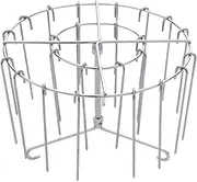 Skewer Stand - 16x10cm Air Fryer Skewer Stand - 1x Vertical Skewers Holder | Vertical Cooking Chicken Bacon Spit | Stainless Steel Meat Kabob | Meat Kabobs Grilling for Home Food Preparation
