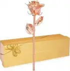 Forever Rose Gold Rose, Genuine, One of A Kind, Everlasting and Hand Box