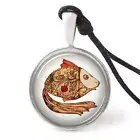 Fish Necklace Pendants Pewter Silver Jewelry JNP
