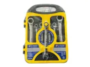 7 pcs Combination Ratchet Socket Gear Wrench Spanner Tools Set 8 - 19mm FIX Head