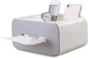 Tissue Box, Tissue Box Holder, Multifunctional Double-Layer Tissue Dispenser