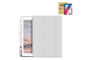 StylePro combo, iPad 10th and 11th generation folio case with screen-protector, grey.