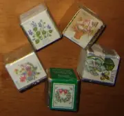 Vintage Collectible Lot 5 Ben Rickert Delagar Crabtree Evelyn Bath Cube 8 oz