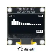 OLED Display White or Blue 0.96 Inch 128x64 SSD1306 I2C For ESP32 Arduino