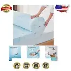 3-Inch Full Memory Foam Mattress Topper - CertiPUR Certified, Cooling Comfort