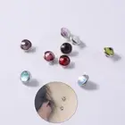 Body Jewelry Surface Piercing Flat Gem Dermal Piercing CZ Crystal Dermal Anchor