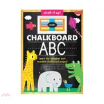 CHALKBOARD ABC ― LEARN THE ALPHABET WITH REUSABLE CHALKBOARD PAGES!(精裝)/WALTER FOSTER CHALK IT UP! 【三民網路書店】