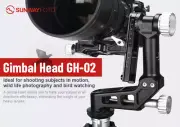 GH-02 Panoramic Gimbal Head Tripod Load 30KG w/ QR Plate For SLR Camera pe66