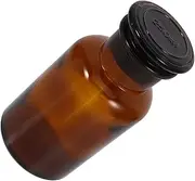 Luxshiny Storage Bottles Graduated Bottle Borosilicate Glass for Chemical Laboratory Use UV Protection Easy to Clean Efficient Wide Mouth Design