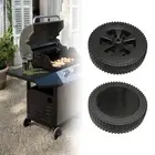 2Pcs BBQ Grill Wheels Universal Wheel Lightweight Sandproof Replacement 7in for