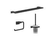 Hansgrohe Addstoris 3-Piece Bathroom Fixtures & Accessories Bundle Pack in Matt Black