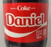 Share A Coke With Daniel 2025 Personalized Gift Coca Cola Bottle