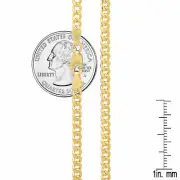 14k Yellow Gold Miami Cuban Link Chain Necklace 3.75mm Men's Women Sz 28" Hollow