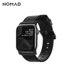 【美國NOMAD】APPLE WATCH 45/44/42MM專用 HORWEEN質樸黑皮革錶帶(APPLE WATCH 全系列適用)