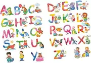 CHICAMPERA 1 Set Educational Animal Alphabet Wall Stickers for Durable Decorative Letter Stickers for Learning Teaching Home Decor and DIY Craft Supplies