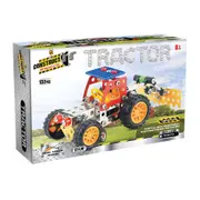 132pc Construct IT DIY Tractor Truck Toy w/Tools STEM Build Assembly Kit Kids 8+