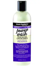 Aunt Jackie's Power Wash Grapeseed Intense Moisture Clarifying Shampoo 355mL (12oz)