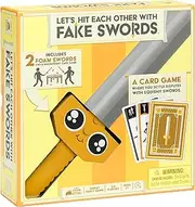 Let's Hit Each Other with Fake Swords by Exploding Kittens | 2-6 Players | 15 Mins | Ages 10+ | Hilarious Swordplay