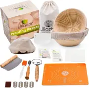 Bread Proofing Basket Sourdough Baking Supplies Starter Kit Set 11-2 Round 9 For