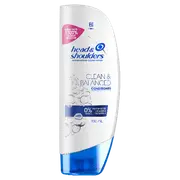 Head & Shoulders Clean & Balanced Anti Dandruff Conditioner For Clean Scalp 200ml