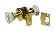 Kaba Ilco 218A-03-51 Crystal Lockset Tubular 2 Dia. in. Knob (Pack of 5)