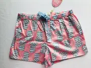 PETER ALEXANDER WOMENS OCTOPUS FUN SHORTS S RRP$39.95 PINK