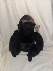 Wild Republic Silverback Gorilla Plush 12” Stuffed Animal Toy Ape Wildlife