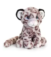 Keeleco 18cm Snow Leopard Kids/Children Animal Soft Plush Stuffed Toy Grey 3y+