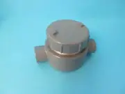 KILLARK GESCT-4 TYPE C ALUMINUM CONDUIT BODY 1-1/4" ROUND HUB HAZARDOUS LOCATION