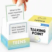 200 Teens Conversation Cards - Connecting Parents with their Teenagers - Reduce Screentime with Fun & Deep Conversation - Avoid Conflict, Improve Communication & Learn More About Your Teen Boy or Girl