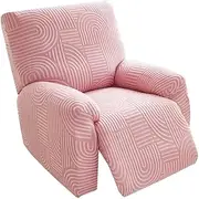 4/6/8 Piece Recliner Chair Covers Slipcovers Stretch Jacquard Lazy Boy Sofa Recliner Chair Covers Washable Non Slip Reclining Slipcovers Furniture Protector for Living Room (Color : #12, Size : 2 se