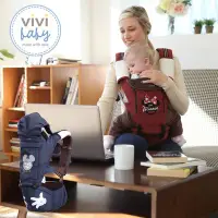 在飛比找Yahoo!奇摩拍賣優惠-聖嬰ViVibaby-Disney迪士尼米奇米妮坐墊型背巾(