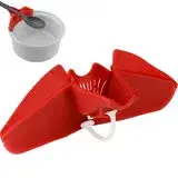 在飛比找遠傳friDay購物優惠-《Premier》附濾嘴鏟匙收納架(紅) | 湯勺架 鍋鏟架