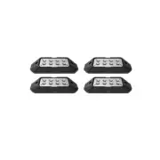 XKGLOW XK052001-4WA Strobe POD Traffic Lights White/Amber Plug & Play - 4 Pieces