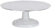 Ateco Revolving Cake Decorating Stand, Aluminum Turntable and Cast Iron Base with Non-Slip Pad, 12-Inch
