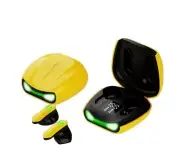 TWS Gaming & Music Earbuds BT 5.2/X16S Waterproof/Wireless Charging/Yellow