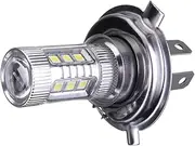 SOLUSTRE Led Car Light Bulb H4 80w Beam Anti-fog White Light Universal Fitment Titanium Alloy Easy Install Dc12v