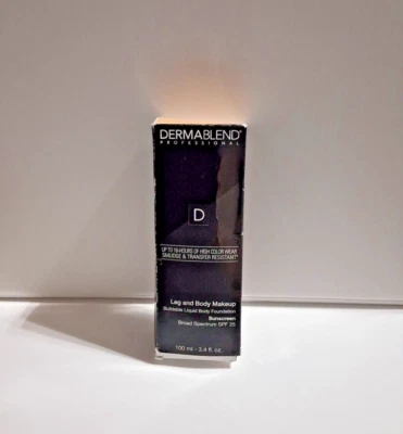 Dermablend Leg and Body Makeup Body Foundation SPF 25 - FAIR NUDE 0N 3.4 oz