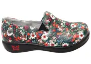Womens Alegria Keli Leather Slip On Shoes Sugar N Red Spice - ModeShoesAU