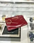 Michael Kors Jet Set Small Top Zip Coinpouch Card Holder w/ Key Ring (Oxblood)