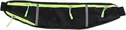 BESPORTBLE Pack 3 Sports Fanny Pack Waist Bags for Men Pants Women Pouch Fashion Jeans Gym Bag Sports Bag Nylon Black