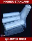 4 Rolls 11X17" LDPE Clear Produce Grocery Supermarket Fruits Food Vegetable Bag