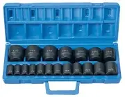 Grey Pneumatic 1319 19 pc 1/2” Dr Fractional Impact Set