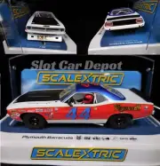 Scalextric Plymouth Barracuda '23 Spa Classic DPR W/ Lights 1:32 Slot Car C4525
