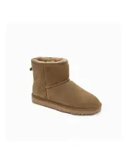 [Ozwear Ugg] Mini Classic Suede Boots in Olive