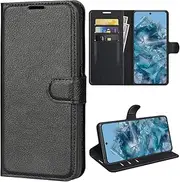 [T Tersely] Case Cover for Google Pixel 8 Pro (6.7 inch), Premium Protective PU Leather Wallet Case with Card Slots for Google Pixel 8 Pro 2023 - Black