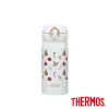 THERMOS 膳魔師 不鏽鋼超輕量彈蓋真空保溫瓶350ml(JNL-352CM-ORWH)