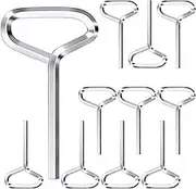 OIIKI 10 Pack 5/32 Hex Dogging Key with Full Loop, Comfortable Handle Allen Wrench Set, Solid Metal Allen Wrench Door Key for Push Bar Panic Exit Devices
