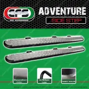 1 Pair EFS Adventure Side Steps for Isuzu D-Max 7/2012-7/2020 Dual Cab